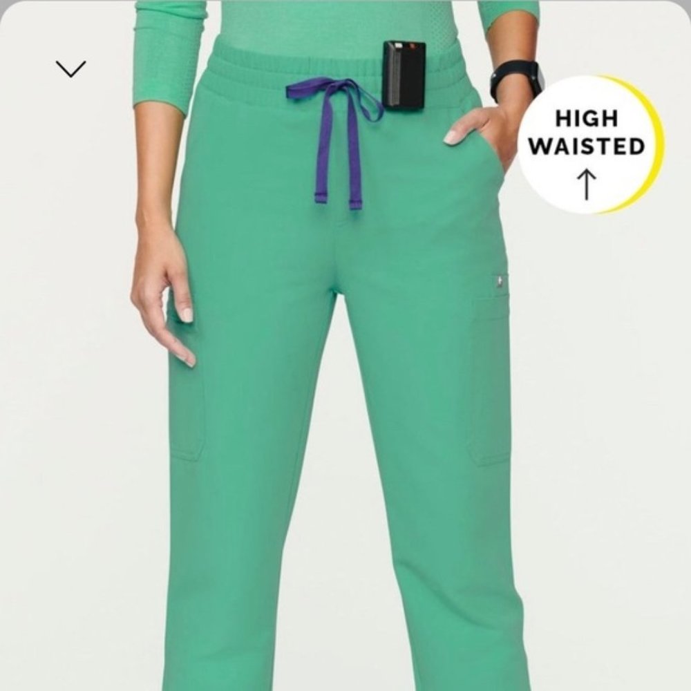 FIGS Women's Surgical Green Yola™ High Waisted - M/Petite
